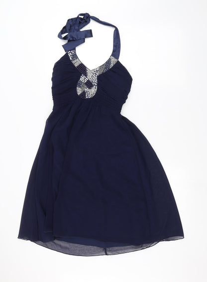 amy paris Womens Blue   A-Line  Size 8