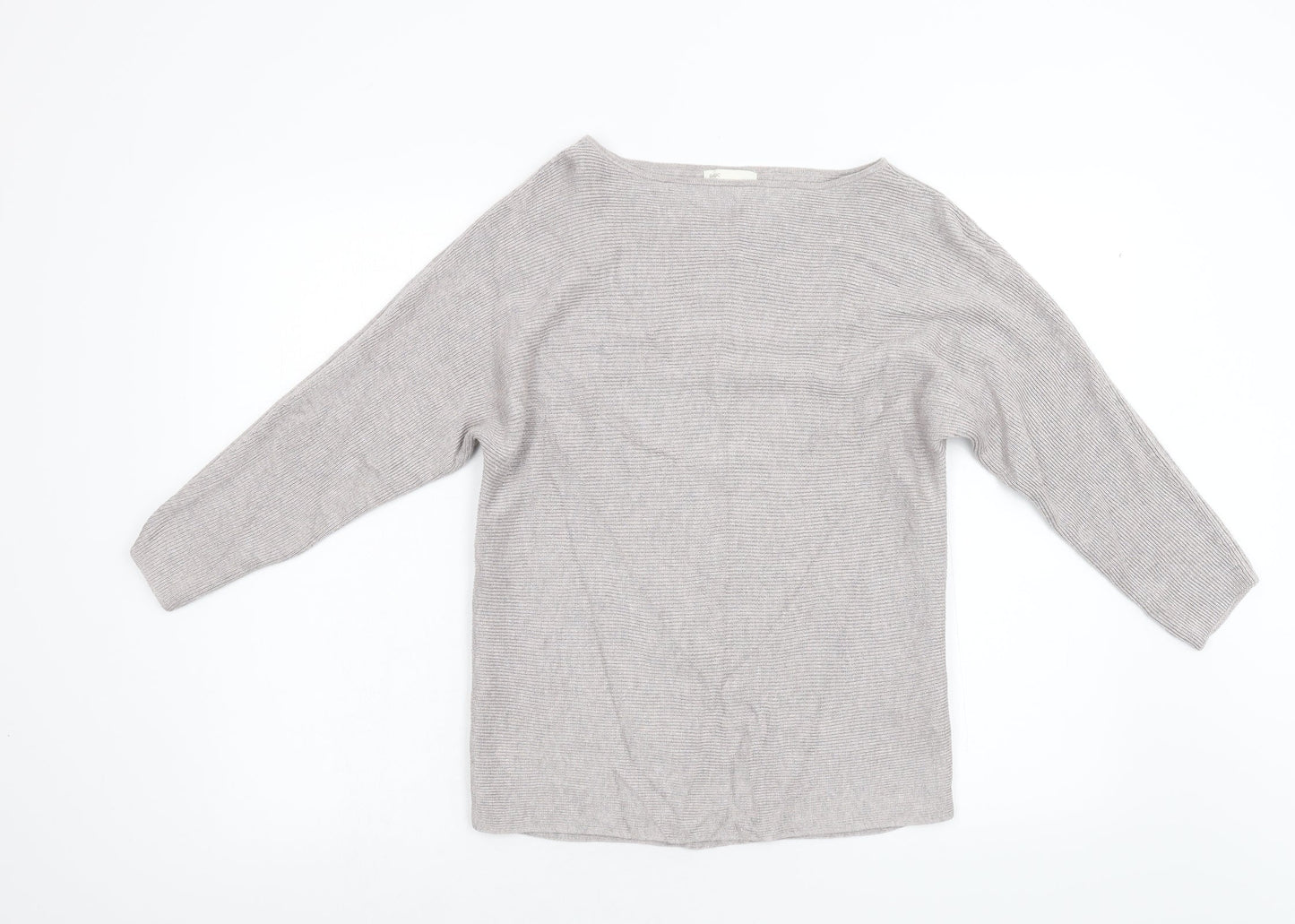 Womens UK Size XS H&M Beige Pullover Jumper