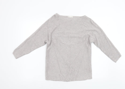 Womens UK Size XS H&M Beige Pullover Jumper