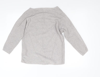 Womens UK Size XS H&M Beige Pullover Jumper