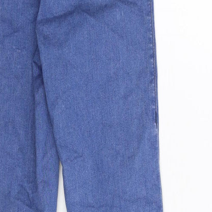 Topshop Womens Blue  Denim Skinny Jeans Size 25 L32 in