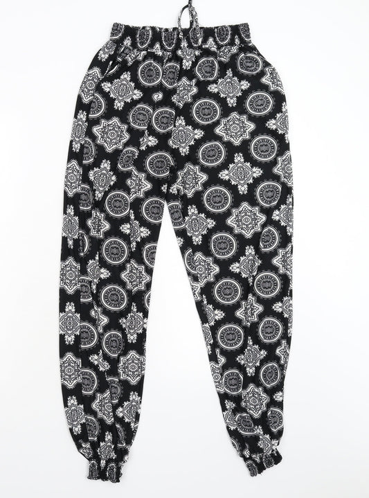 Paul Mac Womens Multicoloured Geometric  Trousers  Size 12 L28 in