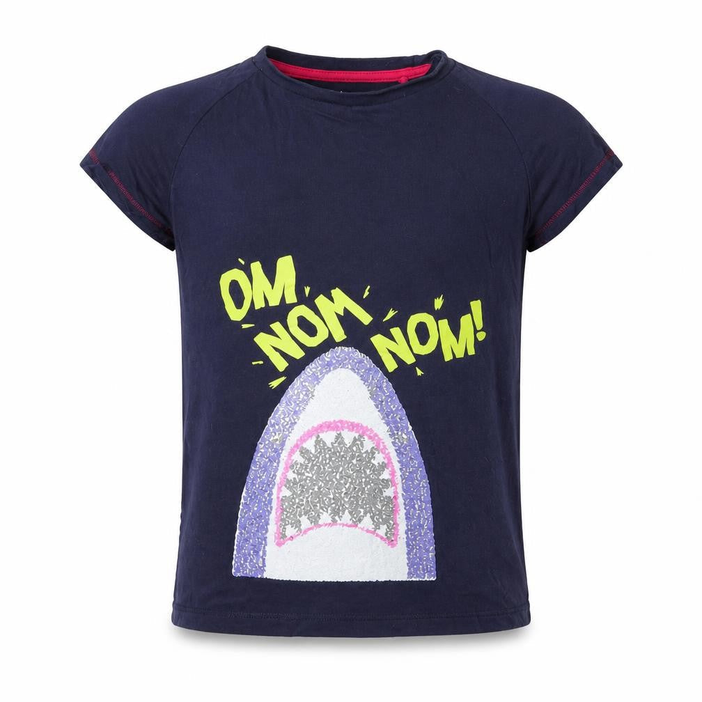 Tu Girls Blue Solid  Top Pyjama Top Size 9-10 Years