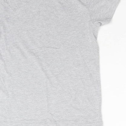 Primark Boys Grey   Basic T-Shirt Size M  - Fortnite
