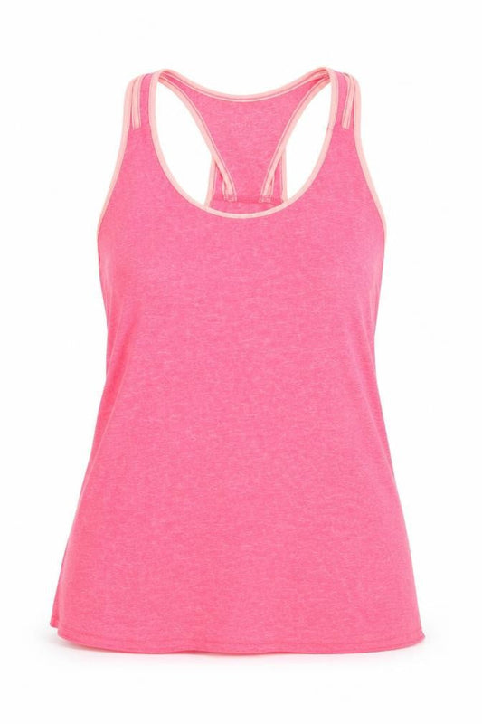 Womens Pink   Basic Tank Size S