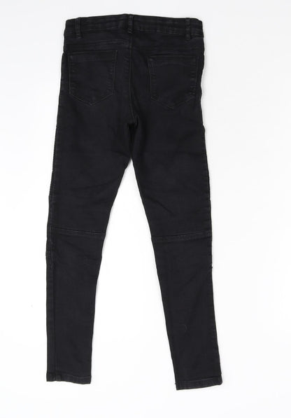 Destination Girls Black  Denim Skinny Jeans Size 11 Years