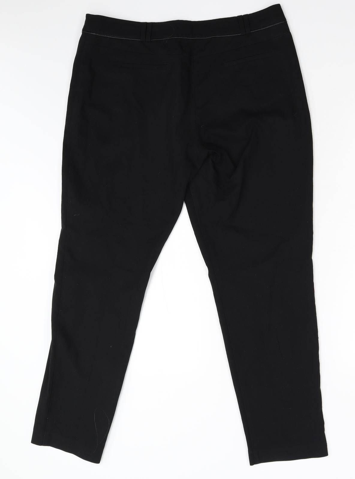 George Womens Black   Trousers  Size 14 L29 in