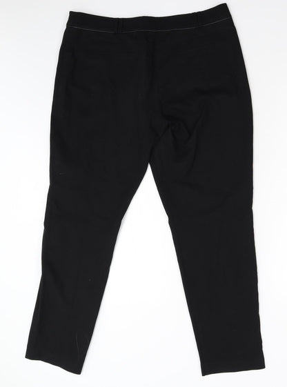 George Womens Black   Trousers  Size 14 L29 in