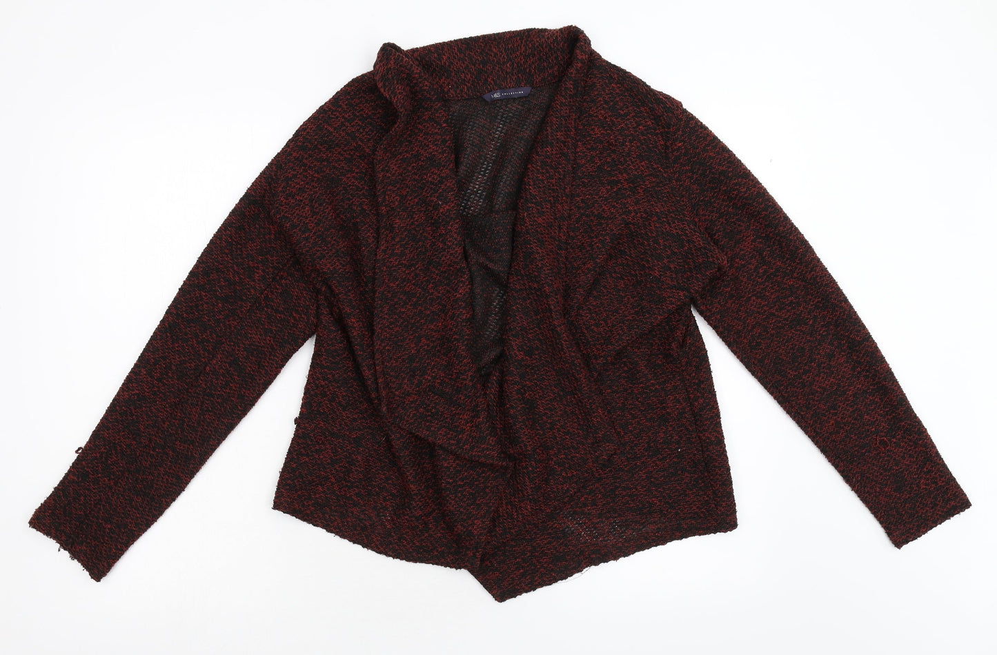 Womens UK Size 16 M&S Red Cardigan Jumper