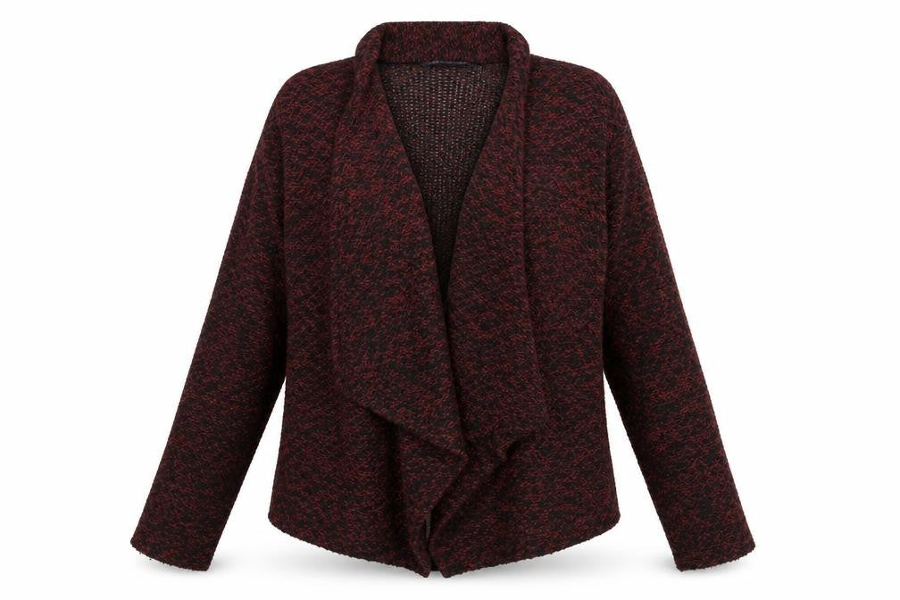 Womens UK Size 16 M&S Red Cardigan Jumper