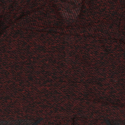 Womens UK Size 16 M&S Red Cardigan Jumper