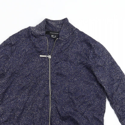 Primark Womens Blue   Full Zip Jumper Size 6