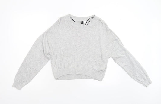 Womens UK Size S H&M Grey Pullover Jumper