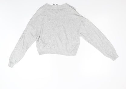 Womens UK Size S H&M Grey Pullover Jumper
