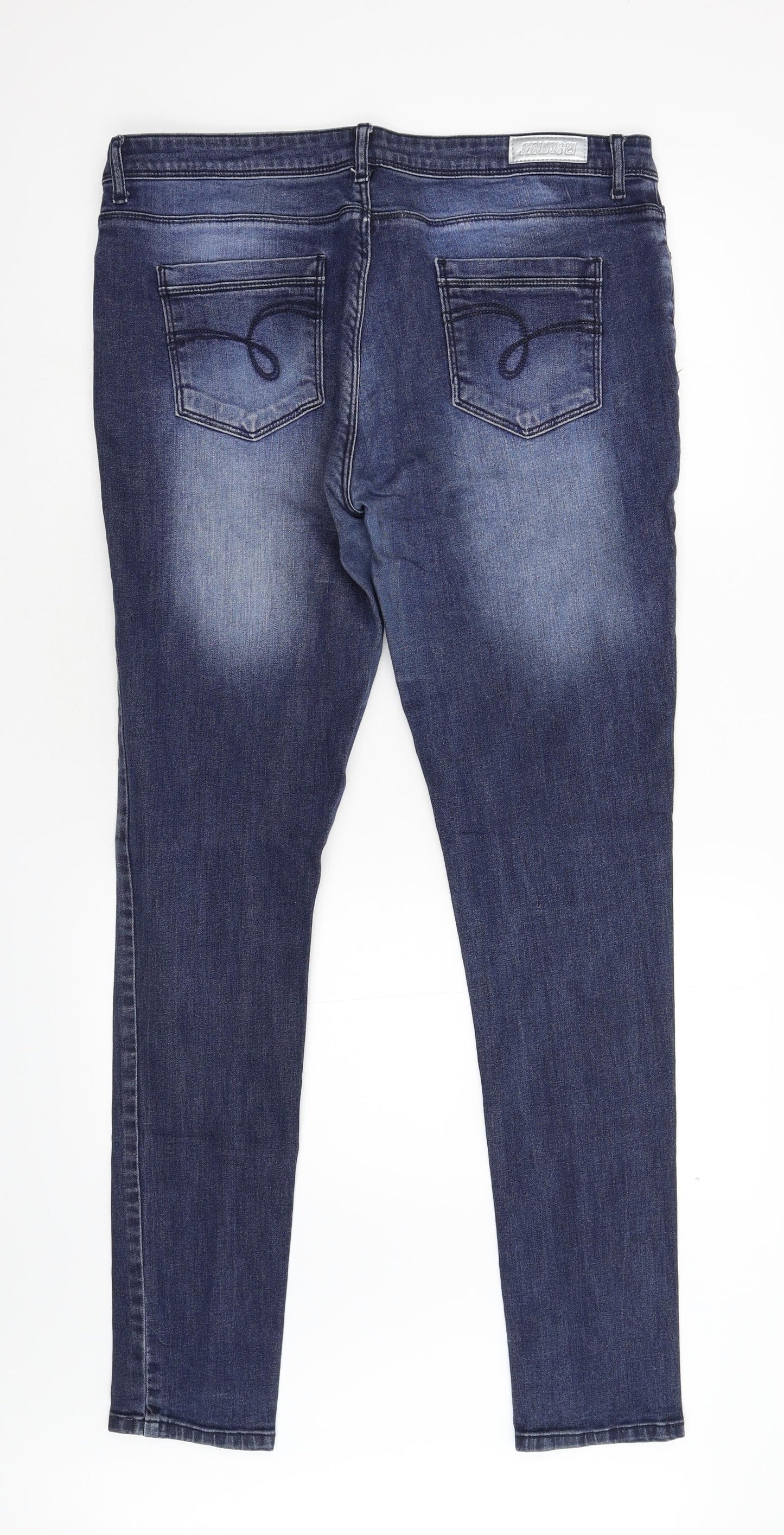 Jealous 21 Womens Blue  Denim Skinny Jeans Size 36 L33 in