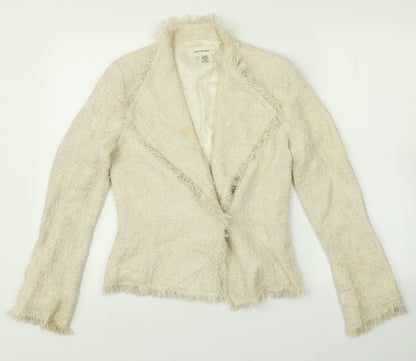 Zara Womens Beige   Cardigan Jumper Size 10
