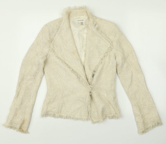 Zara Womens Beige   Cardigan Jumper Size 10