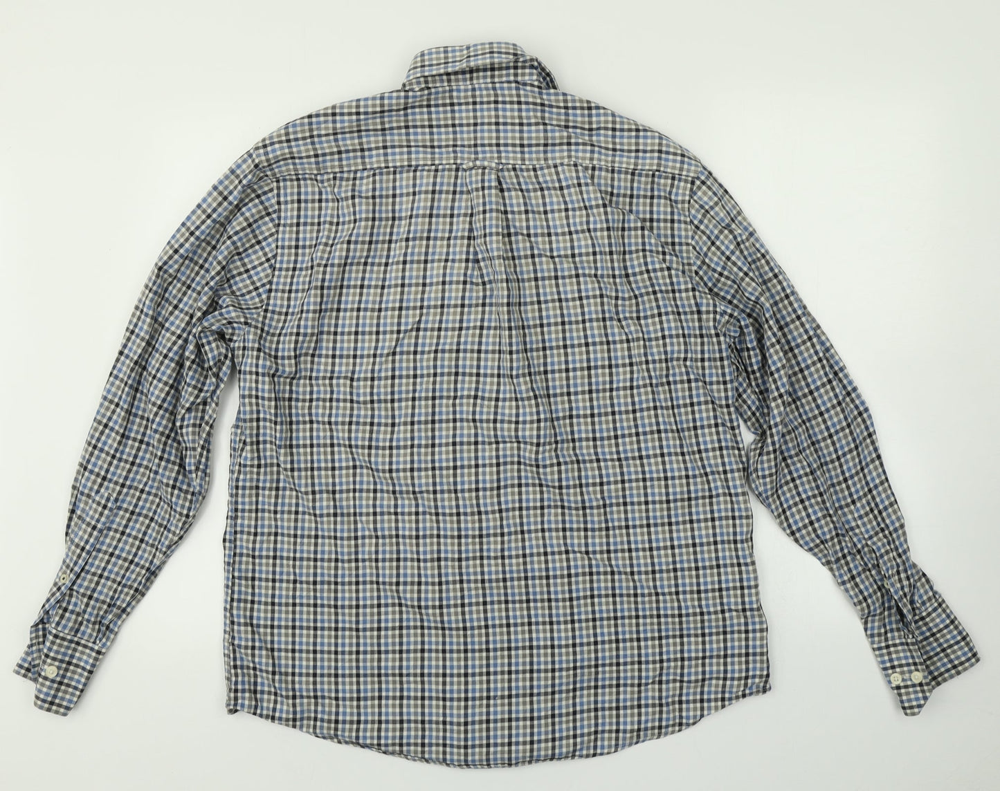 woolworths Mens Multicoloured Plaid   Button-Up Size M