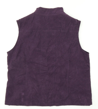 EMW Womens Purple   Vest Jumper Size M