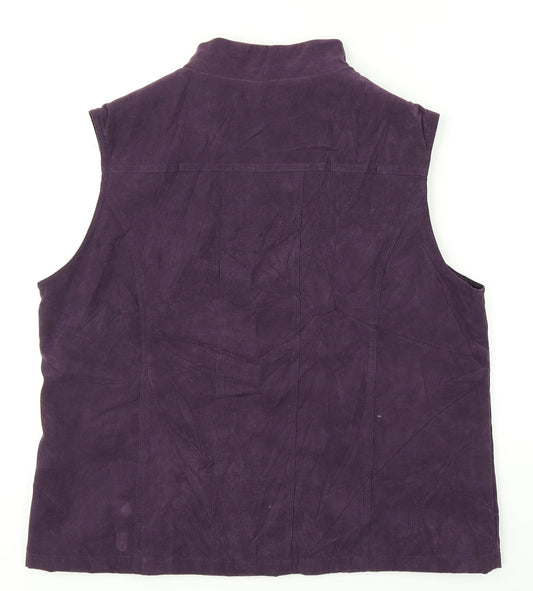 EMW Womens Purple   Vest Jumper Size M