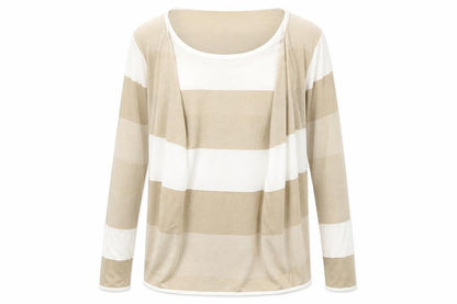 EMW Womens Multicoloured Striped Canvas Pullover Jumper Size L