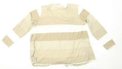 EMW Womens Multicoloured Striped Canvas Pullover Jumper Size L