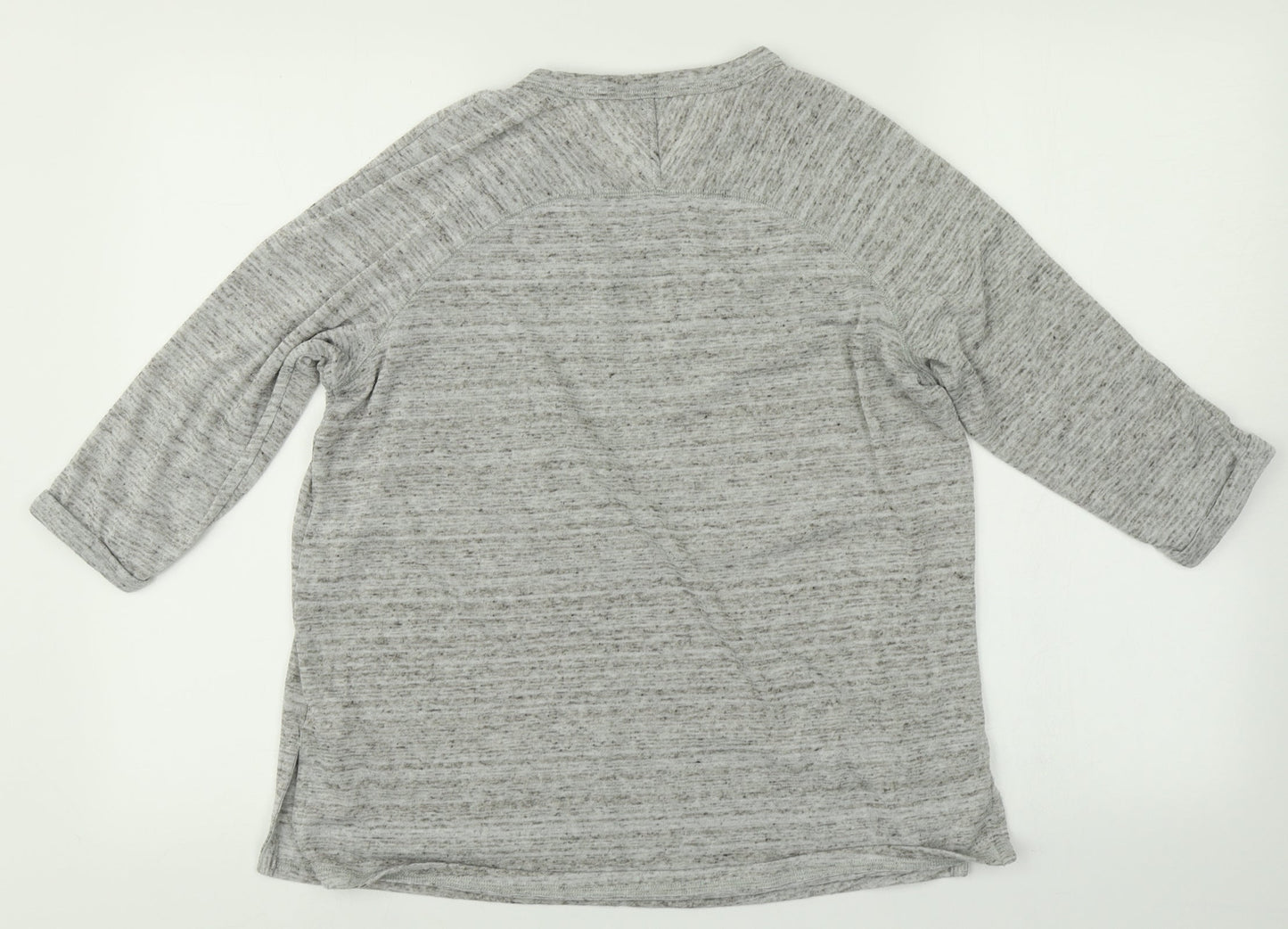 Womens UK Size 14 M&S Grey Basic T-Shirt