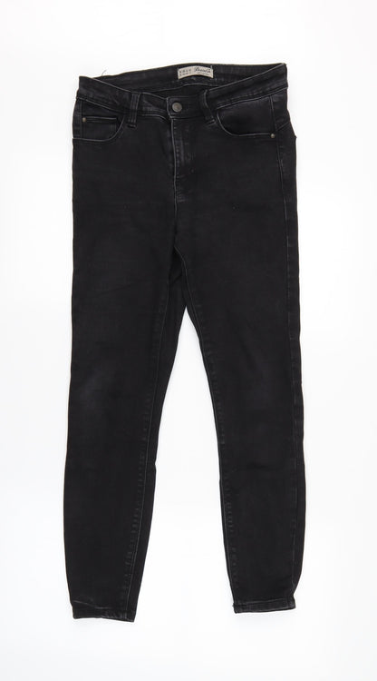 Denim Co. Womens Black   Straight Jeans Size 10 L28 in