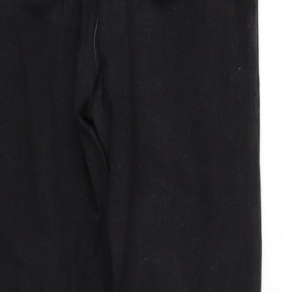 Denim Co. Womens Black   Straight Jeans Size 10 L28 in