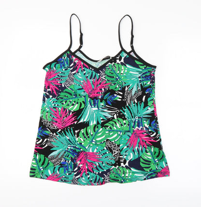 George Womens Multicoloured Floral  Basic Tank Size 8