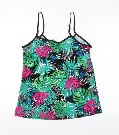 George Womens Multicoloured Floral  Basic Tank Size 8