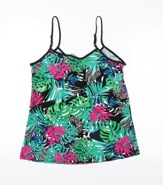 George Womens Multicoloured Floral  Basic Tank Size 8