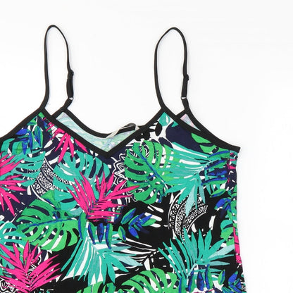 George Womens Multicoloured Floral  Basic Tank Size 8