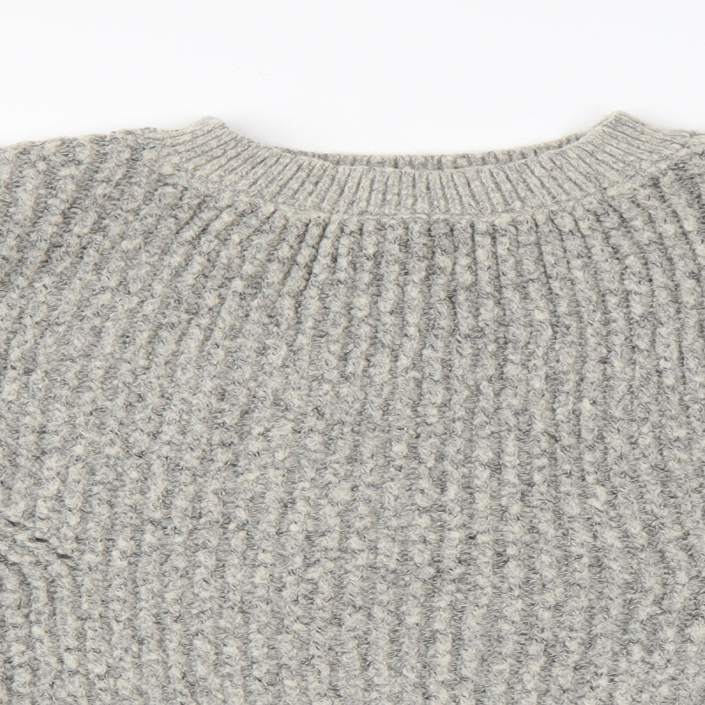 Womens UK Size L Only Grey Pullover Jumper