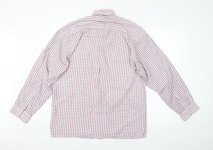 Mens UK Size L Oxford Multicoloured  Button-Up Long Sleeve Casual Shirt