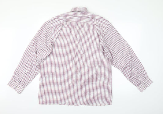 Mens UK Size L Oxford Multicoloured  Button-Up Long Sleeve Casual Shirt