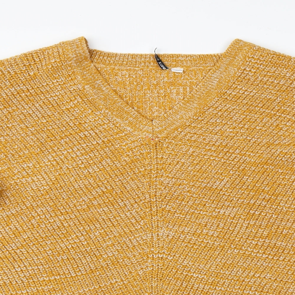 Womens UK Size L Capsule Orange Pullover Jumper