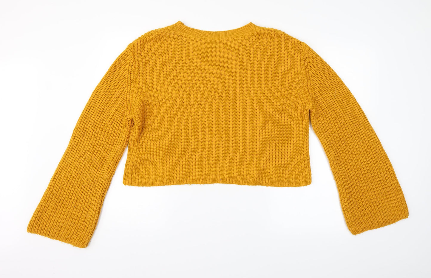 Primark Womens Orange Striped  Pullover Jumper Size 12