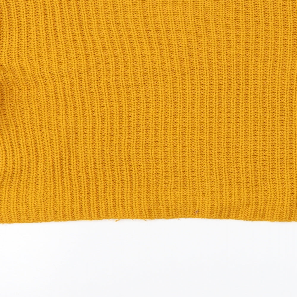 Primark Womens Orange Striped  Pullover Jumper Size 12