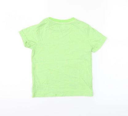 F&F Boys Green   Basic T-Shirt Size 3-4 Years
