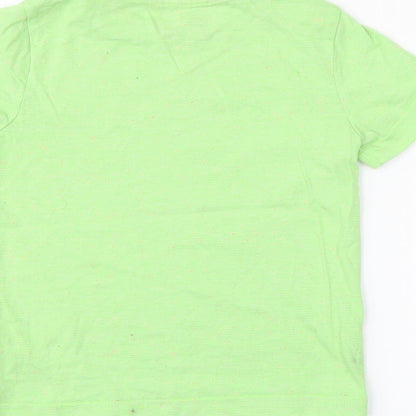F&F Boys Green   Basic T-Shirt Size 3-4 Years