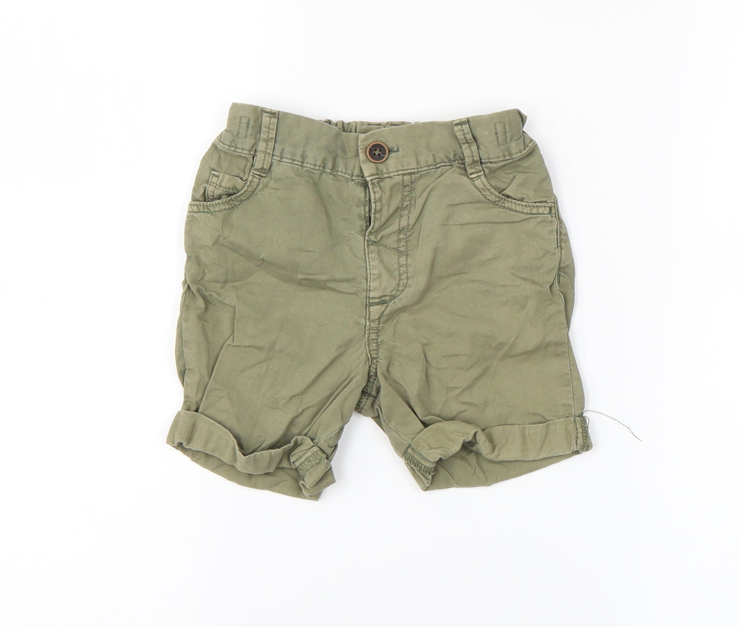 Nutmeg Baby Green   Cropped Trousers Size 12-18 Months