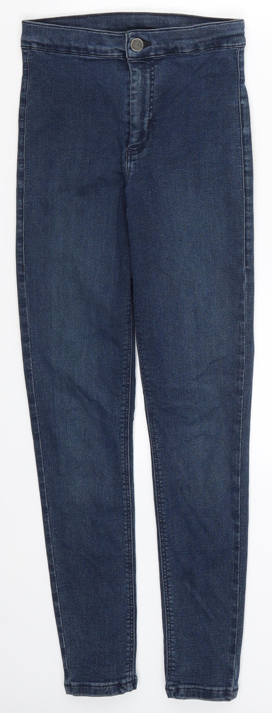 Topshop Womens Blue  Denim Skinny Jeans Size 26 in L26 in