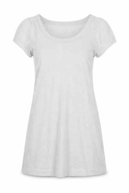 New Look Womens Silver  Knit A-Line  Size 8