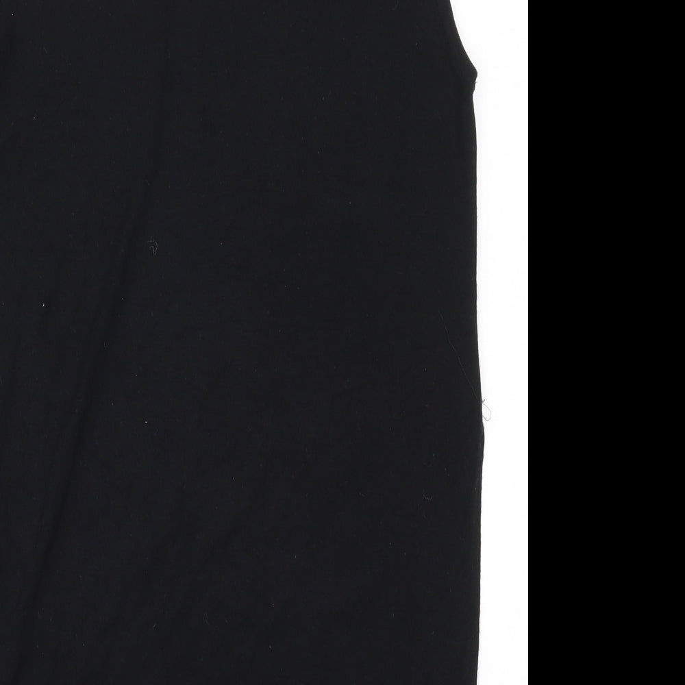 Womens UK Size 8 New Look Black Basic T-Shirt