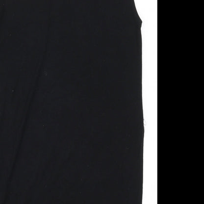 Womens UK Size 8 New Look Black Basic T-Shirt