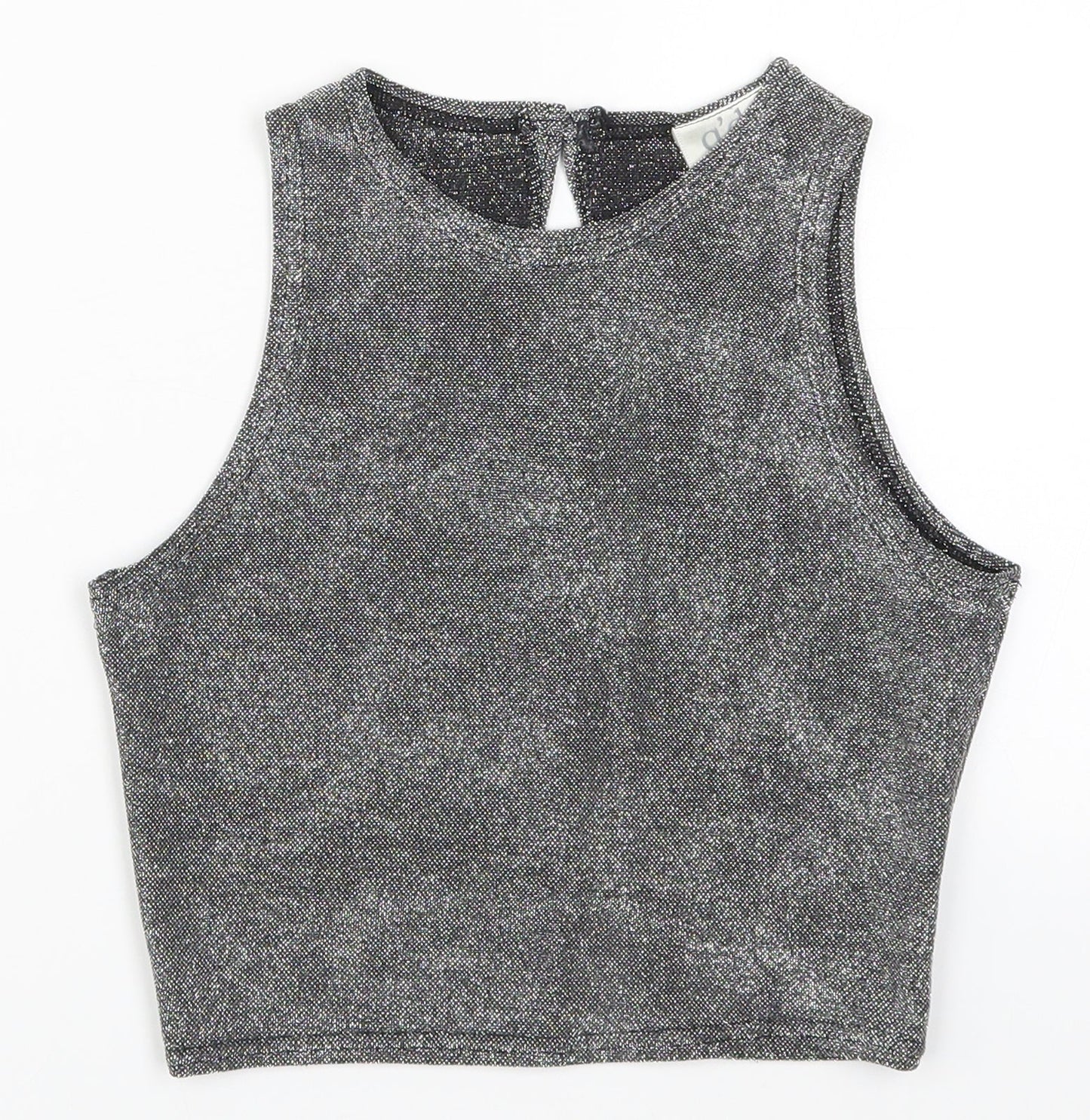 Qdos Womens Grey   Basic T-Shirt Size 10
