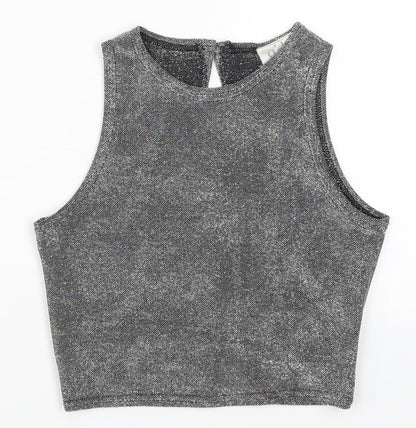 Qdos Womens Grey   Basic T-Shirt Size 10