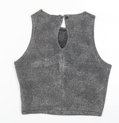 Qdos Womens Grey   Basic T-Shirt Size 10