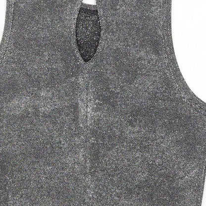 Qdos Womens Grey   Basic T-Shirt Size 10